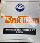 Lionel 6-21790 Canadian National Tank Train Set, Diesel +4 Cars. Fixed Price $995.00.