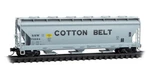 Micro-trains 09300210 Cotton Belt Ssw 3-BAY Covered Hopper #73994. Fixed Price $33.90.