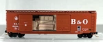 Micro-trains 50' Standard Box Car Double Door W/load Baltimore & Ohio 03400380. Fixed Price $24.95.