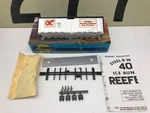 Athearn Ho Scale Lucky Lager 40' Reefer Boxcar Unassembled. Fixed Price $37.95.