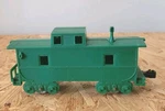 Marx Plastic Wheel Poor Condition Western Pacific WP643 Caboose. Fixed Price $10.00.