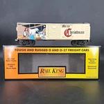Rail King Mth 30-74183 / O-27 Gauge 2004 Holiday Boxcar Ln. Fixed Price $36.99.