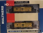 Walthers Platinum Line Ho Scale By Window Caboose Dmir C-204 C-218. Fixed Price $199.99.