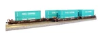 Kato 106-6211 Scale "bnsf" Swoosh Gunderson Maxi-i Double Stack Car #239156. Fixed Price $170.00.