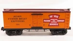 Mth 30-78142 Agar Packing Co. Reefer Car (19TH Century) Nib. Fixed Price $100.79.