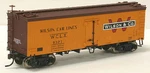 Atlas Ho-scale Wood Refrigerator Car Wilson Lines No. 9323 6115-2. Fixed Price $35.64.