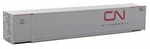Walthers Ho Scale Canadian National 53' Singamas Corrugated Container 949-8513. Fixed Price $12.16.