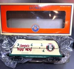 Lionel Santa's Egg Nog Flatcar With Container 6-26367 O-gauge. Fixed Price $45.00.
