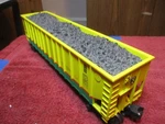 Vtg Lionel 6-17114 Gauge Peabody 3-BAY Hopper W/ Simulated Coal Load No Box Ex. Fixed Price $21.27.