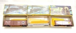 3 Athearn Ho Yellow Freight Cars Np Auto Boxcar, Southern Gondola, Of Ga. Fixed Price $19.99.