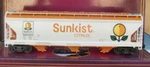 Mth Premier Sunkist 3 Bay Centerflow Covered Hopper Car! Scale Oranges Fruit. Fixed Price $85.00.