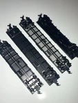 (4) Athearn Ho Scale 40 & 50 Boxcar Underframe - Complete W/ Wheels Couplers. Fixed Price $34.99.