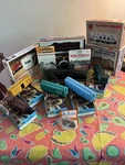 Vintage Ho Scale Train Set W/engine, 6 Cars, Track, Accessories & Transformer. Fixed Price $95.00.