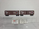 Mtl Scale 22040 Northern Pacific Diff Road #s 40' Boxcars Micro Trains Lnib. Fixed Price $24.95.