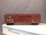 Ho Scale Walthers Santa Fe 128903 Outside Braced 40' Box Car Kit Built. Fixed Price $19.99.