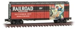 Micro-trains Mtl Z-scale 40FT Box Car Railroad Magazine Series #8 October 1937. Fixed Price $24.79.