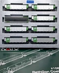 Kato 106-4606 Bethgon Coalporter With Load 8 Car Set Burlington Northern Bn. Fixed Price $179.99.