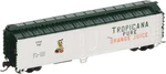 Industries Acf 50' Steel Reefer Tropicana Car, White/green, Scale. Fixed Price $51.19.