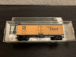 Scale Micro-trains Mtl 47230 Sfrd Santa "the Chief" 40' Wood Reefer #26243. Fixed Price $22.00.