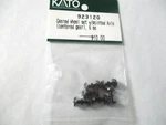 Kato # 923120 Geared Wheelset Pointed Axle. (centered Gear) 6 Each. N-scale. Fixed Price $10.00.