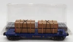 Menards 279-0840 Gauge Alaska Flatcar W/ Lumber Load #2405 Ex/box. Fixed Price $29.99.