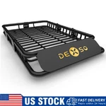 Universal Roof Rack Basket, 200 Lbs Top Cargo Carrier With Extension. Fixed Price $109.99.