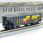 Micro-trains Scale Seaboard System 100 Ton Bay Hopper With Coal Load 341345. Fixed Price $21.99.