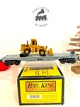 Mth 30-7619 #1 Flatcar-w-cat Frontloader Die-cast Spring Trucks BLT-1998-LKN. Fixed Price $35.93.