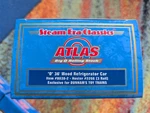 Atlas Guage 36' Wood Refrigerator Car 8038-2 Hoster #2208. Fixed Price $65.00.