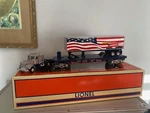 Lionel Gauge St Louis Rr Club 25TH Annversary Usa Flatcar With Tractor Trailer. Fixed Price $90.63.
