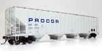 Rapido Trains 157001A Scale Procor 5820 Covered Hopper "stencil Blue Logo" Un. Fixed Price $43.99.