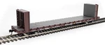 Walthers Ho Scale 60' Ps Bulkhead Flatcar Trailer Train #90566. Fixed Price $28.99.