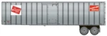 Walthers Ho Scale Flexi-van 40' Trailer 2-PACK Milwaukee Road #3 949-2605. Fixed Price $28.44.