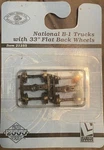 Life-like Proto 2000 Ho National B-1 Trucks W/33" Fb Wheels 21255. Fixed Price $7.50.