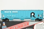 Atlas Scale Route Rock Island Thrall 4750 Cu Ft Covered Hopper Car Nos. Fixed Price $46.00.