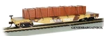 Ho Scale 52' U.s. Army Flat Car With Crates Load Bachmann New In Box 18934. Fixed Price $29.87.