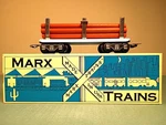 Modern Marx Trains White Bonus Flatcar W/ Pole Load #7356 Rare New LT99. Fixed Price $39.00.