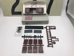 C&bt Shops Scale Cotton Belt Blue Streak 40' Boxcar Unassembled Nos. Fixed Price $14.95.