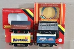 Hornby R101 R105 R211 R728 Rake Of 4 Birds Eye Weetabix Minera Bannockburn Wagon. Fixed Price $63.78.