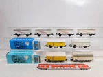 8X M Rklin H0 Freight Db 4508 Refrigerator Wagon 4509 Banana Cart 2X Box. Fixed Price $93.70.