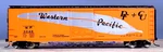 Accurail HO=1/87 Rtr Western Pacific 50'AAR Steel Box Car 82071-W.P.3046-MW. Fixed Price $24.98.