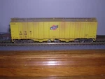 Walthers #932-36?? C.n.w. 50' Airslide Cov. Hopper Car #69887 Weathered 1/87. Fixed Price $34.99.
