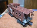 Lionel Gauge Jersey Central #9069 Caboose, Brown Ready To Run No Box. Fixed Price $8.95.