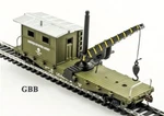 Ho Scale Us Army Work Caboose With Crane Model Power New 98195. Fixed Price $39.97.