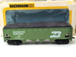 Bachmann 4-BAY Hopper Car W/ Coal Load "burlington Northern Bn" #74513. Fixed Price $9.95.