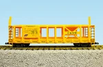 Usa Trains R17237 C&nw With Map Two-tier Auto Carrier Flat Cars, G Yellow. Fixed Price $84.95.