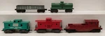 Marx 2532, 4427, 18326, 17899, 5586 Vintage O Freight Cars. Fixed Price $56.94.