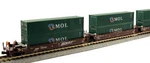 Kato 106-6210 Gunderson Maxi 5-UNIT Well Car Bnsf 238403 With China Shipping. Fixed Price $129.99.