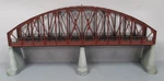 Mth 40-1031 Gauge 30 Inch Rust Colored Steel Arch Bridge W/ Piers Ex. Fixed Price $117.49.