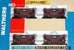 Ho Walthers 932-4403 Gold Line Ore Cars Pack Chicago & North Western Cnw. Fixed Price $99.99.